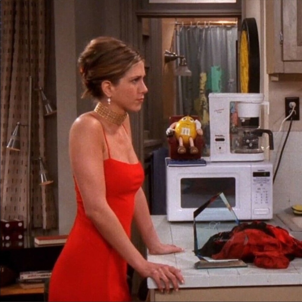 FRIENDS Rachel’s Laundry by Shelli Segal Red Dress